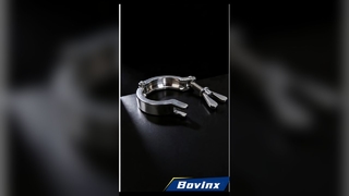 04/316L স্টেইনলেস স্টীল হাইজেনিক ক্ল্যাম্প সঙ্গে আল্ট্রা-মসৃণ পালিশ ইনার গ্রুভ এবং টুল-ফ্রি কুইক আই