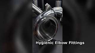 সানন 45 ডিগ্রি এলবো ট্রাই ক্ল্যাম্প ফিটিং