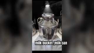 স্টেইনলেস স্টীল সিল দুধ পরিবহন ক্যান/দুধের বালতি