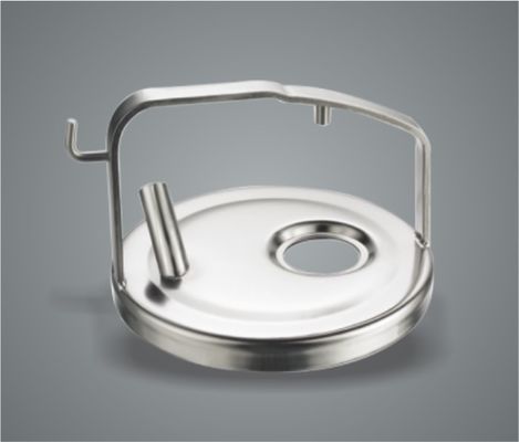 ভালো দাম Small Stainless Steel Bucket Lid , Air tee type Cow Milking Machine Spare Parts অনলাইন