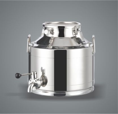 গুণ SUS304 Stainless Steel Milking Machine Bucket Transport With Lid কারখানা