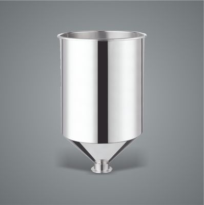 ভালো দাম Small Stainless Steel Conical Hopper , Silver Milk Hopper 20L অনলাইন