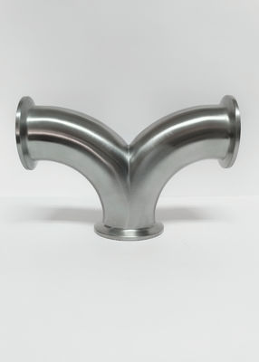 ভালো দাম Tri Clamp Stainless Steel Y Pipe Fittings 3A Certified Ss 304 অনলাইন