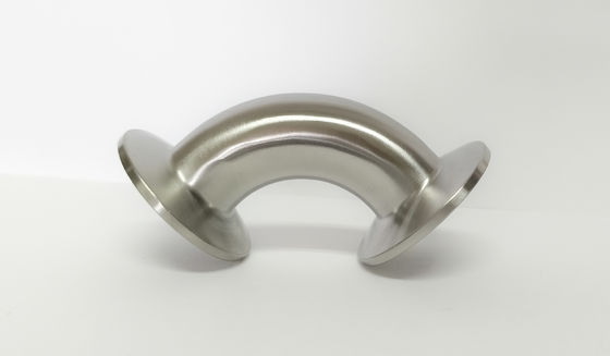 ভালো দাম ODM 304 Stainless Steel Pipe Fittings 90 Degree Tri Clamp Elbow অনলাইন
