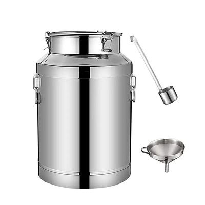 ভালো দাম Storage 25 Litre Milk Can , Stainless Steel Milk Can For Transport অনলাইন