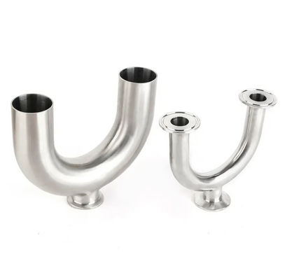ভালো দাম Clamped Stainless Steel U Pipe , Mirror Polished SS304 Stainless Steel Tee Fittings অনলাইন