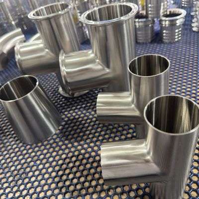 ভালো দাম Sanitary Hygienic SS316L Tee Weld Food Grade Bioprocessing Phramaceutical ASME BPE Fitting অনলাইন